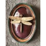 Atölye Tasarımı Altın Yusufçuk Oval Pano - 26 cm