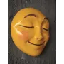 Atölye Tasarımı Gülen Yüz Duvar Maskı - 30x28 cm