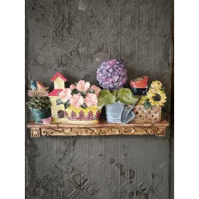 Atölye Tasarımı Bahçe Temalı Hoşgeldin Panosu - 48 cm