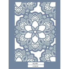DC01 Mandala Dantel Model Stencil 15x20cm