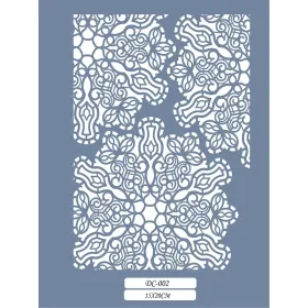 DC02 Mandala Dantel Model Stencil 15x20cm