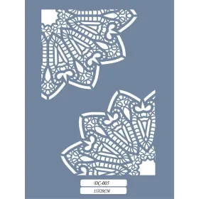DC05 Osmanlı Dantel Model Stencil 15x20cm