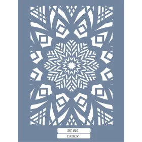 DC10 Geometrik Dantel Model Stencil 15x20cm