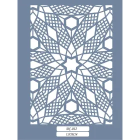 DC12 Geometrik Dantel Model Stencil 15x20cm