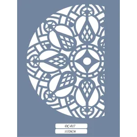 DC17 Mandala Dantel Model Stencil 15x20cm