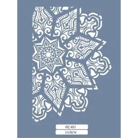 DC21 Mandala Dantel Model Stencil 15x20cm