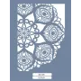 DC26 Mandala Dantel Model Stencil 15x20cm
