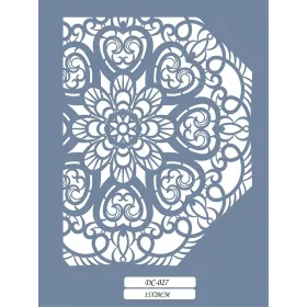DC27 Mandala Dantel Model Stencil 15x20cm