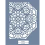 DC27 Mandala Dantel Model Stencil 15x20cm