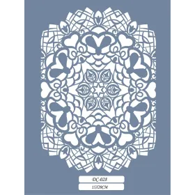 DC28 Mandala Dantel Model Stencil 15x20cm