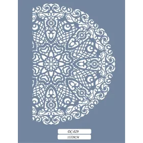 DC29 Mandala Dantel Model Stencil 15x20cm