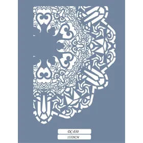 DC30 Mandala Dantel Model Stencil 15x20cm