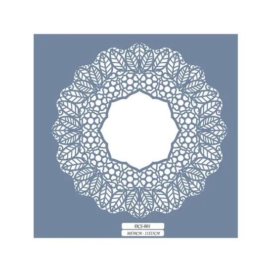 DCS01 Mandala Dantel Model Stencil 15x15cm
