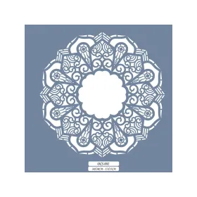 DCS02 Mandala Dantel Model Stencil 15x15cm