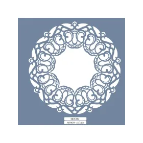 DCS04 Mandala Dantel Model Stencil 15x15cm