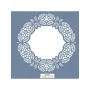 DCS05 Floral Dantel Model Stencil 15x15cm