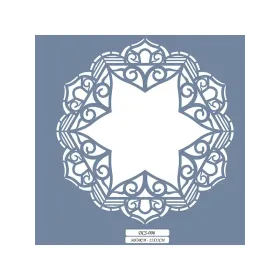 DCS06 Geometrik Dantel Model Stencil 15x15cm