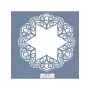 DCS06 Geometrik Dantel Model Stencil 15x15cm