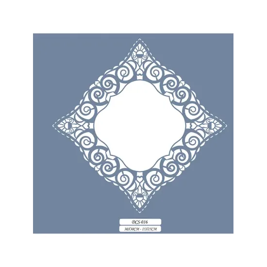 DCS16 Dantel Dantel Model Stencil 15x15cm