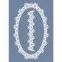 DS15 Oval Dantel Model Stencil 25x35cm