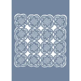 DS28 Göbek Dantel Model Stencil 25x35cm
