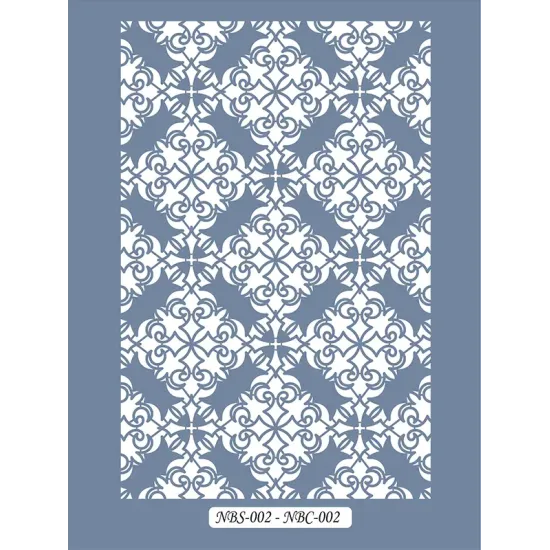 NBC02 Damask Dantel Model Stencil 21x30cm