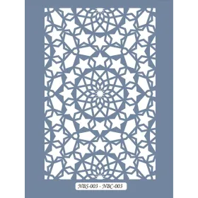 NBC03 Mandala Dantel Model Stencil 21x30cm