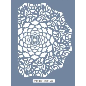 NBC05 Mandala Dantel Model Stencil 21x30cm