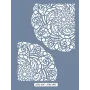 NBC06 Mandala Dantel Model Stencil 21x30cm