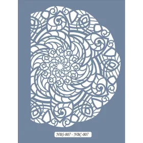 NBC07 Mandala Dantel Model Stencil 21x30cm