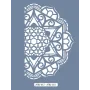 NBC12 Mandala Dantel Model Stencil 21x30cm