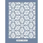 NBC13 Floral Dantel Model Stencil 21x30cm