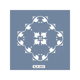 KA01 Geometrik Fayans Desen Stencil 22x22cm