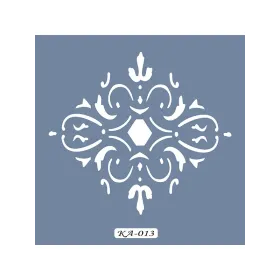 KA13 Geometrik Fayans Desen Stencil 22x22cm