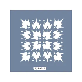 KA29 Geometrik Fayans Desen Stencil 22x22cm
