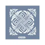 KA31 Geometrik Fayans Desen Stencil 22x22cm