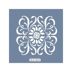 KA44 Geometrik Fayans Desen Stencil 22x22cm