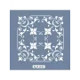 KA47 Floral Fayans Desen Stencil 22x22cm