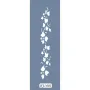 KU01 Floral KU Serisi Stencil 7x36cm