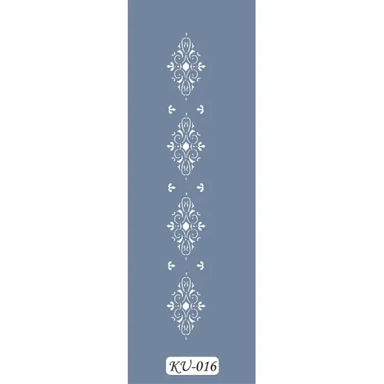 KU16 Damask KU Serisi Stencil 7x36cm