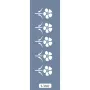 U02 Floral Bordür Stencil 13x57cm
