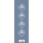 U05 Damask Bordür Stencil 13x57cm