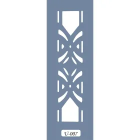 U07 Geometrik Bordür Stencil 13x57cm