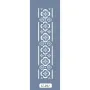 U11 Floral Bordür Stencil 13x57cm