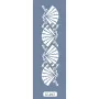 U13 Yelpaze Bordür Stencil 13x57cm