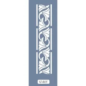 U15 Geometrik Bordür Stencil 13x57cm
