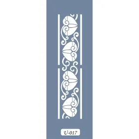 U17 Geometrik Bordür Stencil 13x57cm