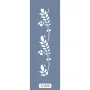 U20 Floral Bordür Stencil 13x57cm
