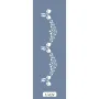 U24 Floral Bordür Stencil 13x57cm