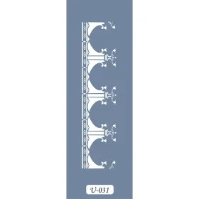 U31 Geometrik Bordür Stencil 13x57cm